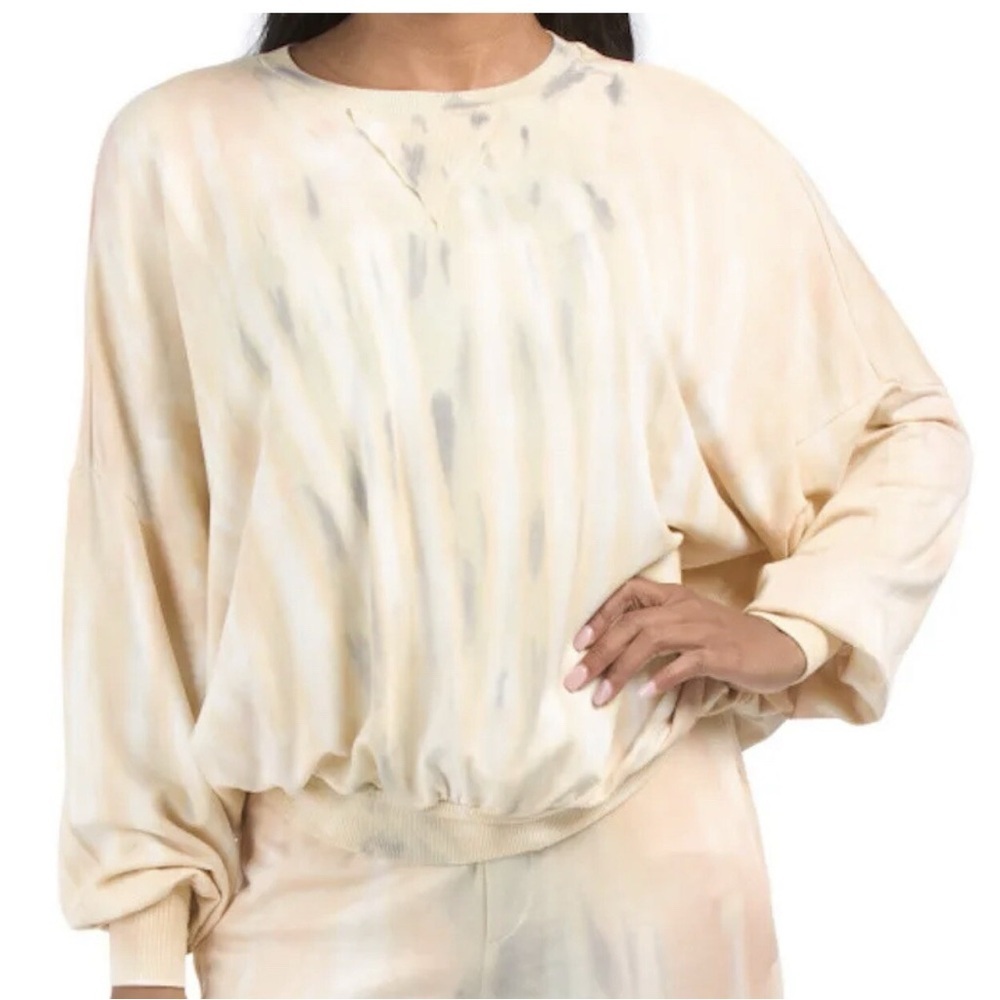 YOUNG FABALOUS & BROKE | Tie-Dye Long Sleeve Sweatshirt